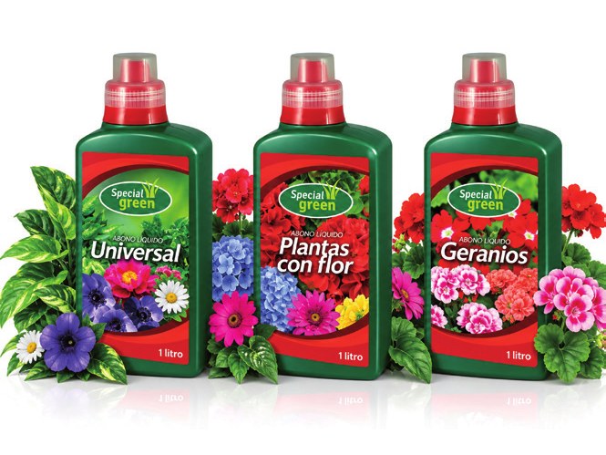 Abono líquido Plantas con flor